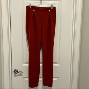 Burnt orange dress pants by SHEIN